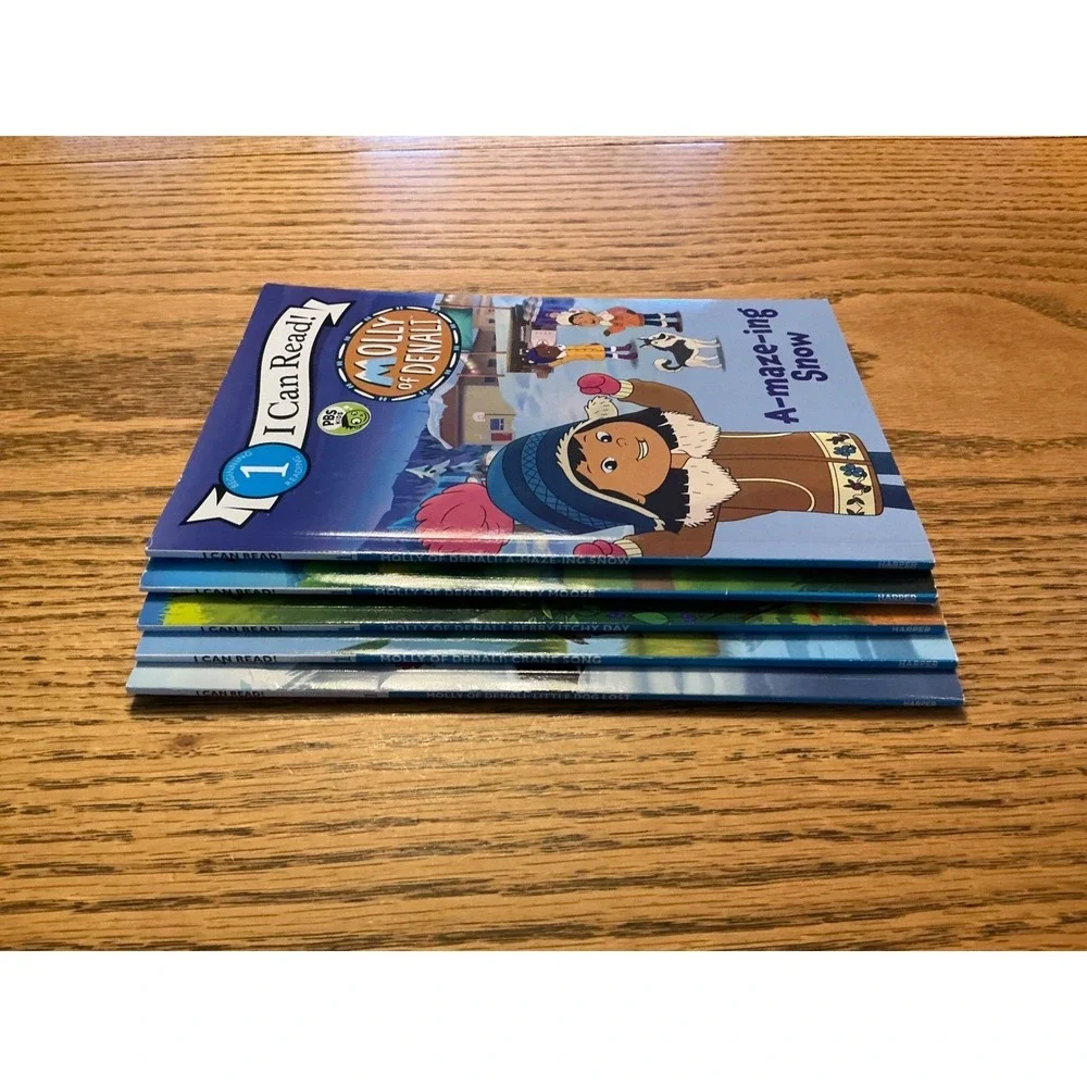 Molly of Denali Alaskan Adventures I Can Read Level 1 Book Set 5 Stories PBS Kid